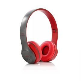 AURICULARES BLUETOOTH/FM/SD P47 ROJO