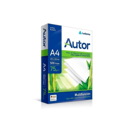 PAPEL  AUTOR RESMA A4 75 Gr. 500 HOJAS