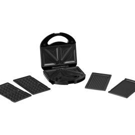 SANDWICHERA MARVO 3 EN 1 HSM-006 NEGRO